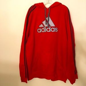Adidas Men's XXL Red Pullover Hoodie MS2 MPF